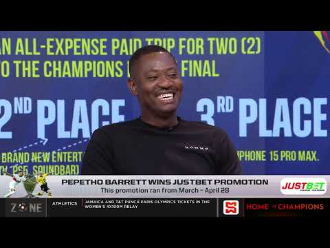 Pepetho Barrett wins JustBet promotion | SportsMax Zone