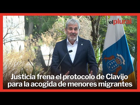 El Tribunal de Justicia frena el protocolo de Clavijo para la acogida de menores migrantes