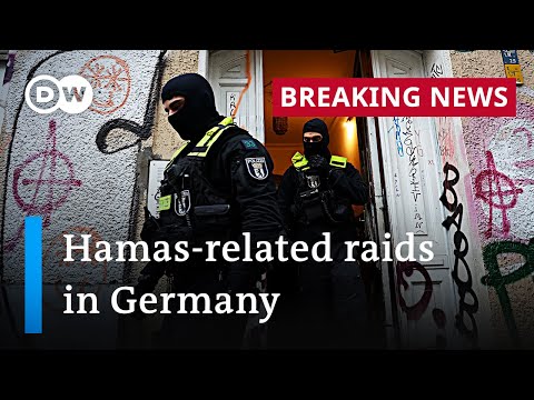 German police carry out raids on suspected Hamas and Samidoun properties | DW News