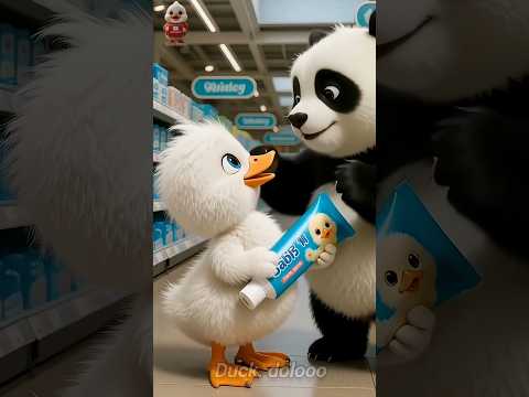 The little duck buys toothpaste. #duck #shorts