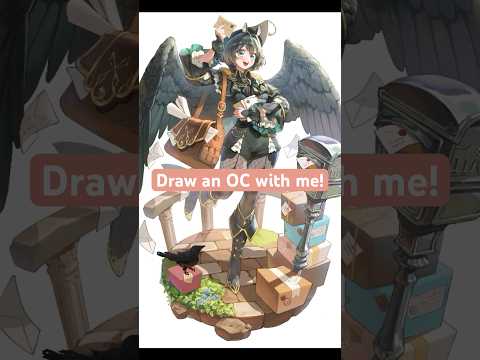 Drawing her wings took a long time! #oc #characterdesign #procreateart #characterart #digitalartist