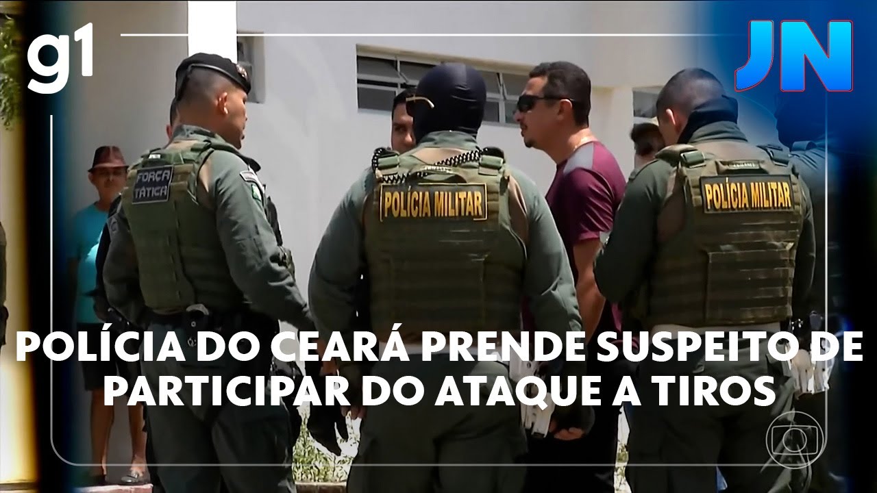 Polícia do Ceará prende suspeito de participar do ataque a tiros que matou 2 alunos de uma escola