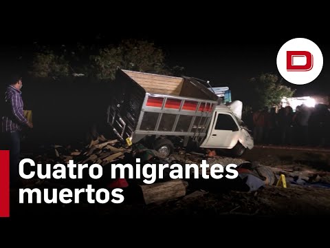 Así ha sido el accidente que ha dejado cuatro migrantes muertos al sur de México