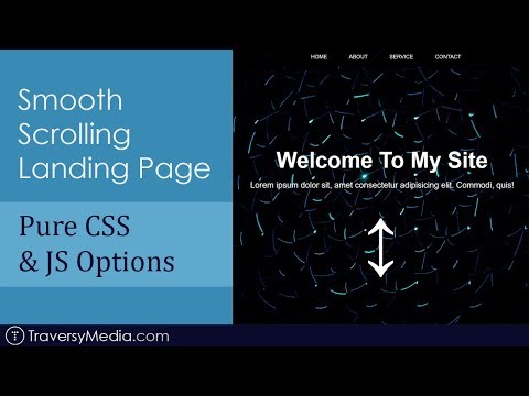 Landing Page With Smooth Scroll - 3 Options
