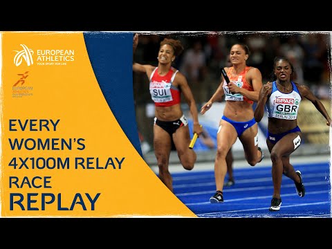 WORLD CLASS Relay Racing - Every Women’s 4x100m Relay Race - Berlin 2018