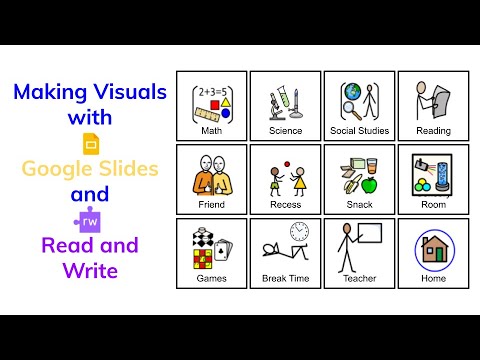 Making Visuals with Slides and Read and Write