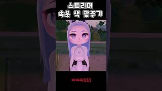 스트리머 속옷 색 맞추기