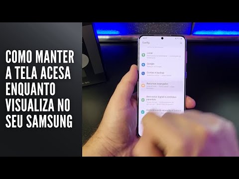 Como manter a tela acesa enquanto visualiza no seu Samsung