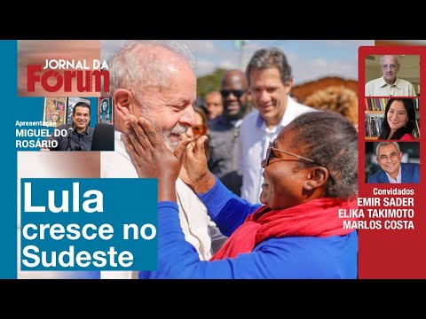Datafolha: Lula cresce no Sudeste | 63% no segundo turno | Rejeição a Ciro cresce 5 pontos