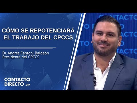 Entrevista con Andrés Fantoni Baldeón - Presidente del CPCCS | Contacto Directo | Ecuavisa