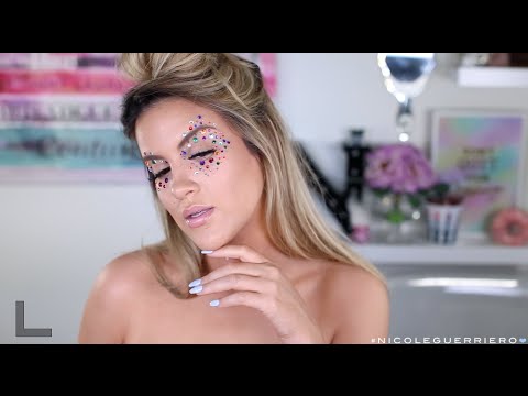 Snapchat Jeweled Eye Filter Look | Nicole Guerriero