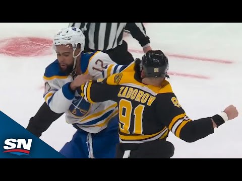 Nikita Zadorov and Jordan Greenway Trade Bombs In A Big-Time Bout