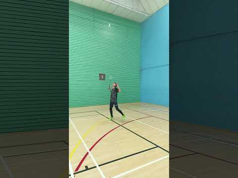 Forehand cross drop then follow up #badminton #badmintonlovers #badmintolovers