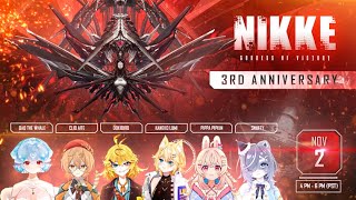 3 PHASE GIRLS REACT: Nikke 3rd anniversary mini cinema #NIKKE #NIKKE3r
