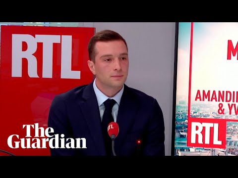 French far-right leader Jordan Bardella says he is interested in pact with Les Républicains