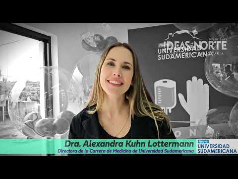 Dra. Alexandra Kuhn explica alcances de la Campaña de Donación de Sangre en Universidad Sudamericana