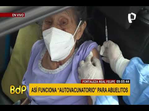 COVID-19: Inicia proceso de vacunación para ancianos en el Real Felipe