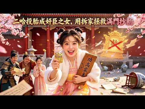 【一口氣看全集】二哈轉世成奸臣家么女，為救全家滿門抄斬的命，我天天在家拆家搗亂，竟把反派一家掰成了忠良。#爽文 #魂穿 #二哈 #团宠 #逆袭 #shortstory #youtubeshorts poster