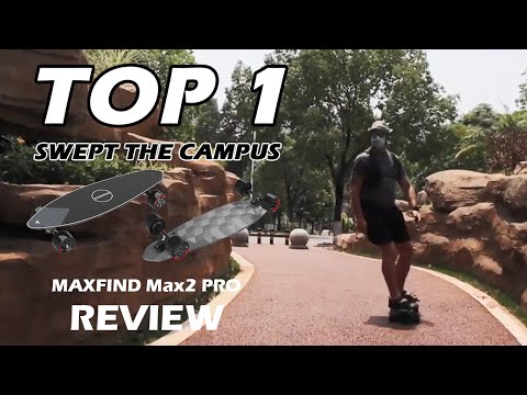 2020 Best Maxfind Max2 PRO Electric Skateboard Review (Smash the Street)