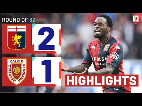 GENOA-REGGIANA 2-1 AET | HIGHLIGHTS | Drama in extra time! | Coppa Italia Frecciarossa 2023/24