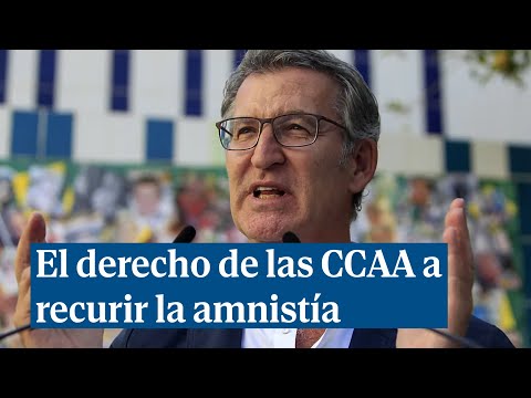 Feijóo exige al TC que no censure el derecho de las CCAA a recurrir la ley de amnistía