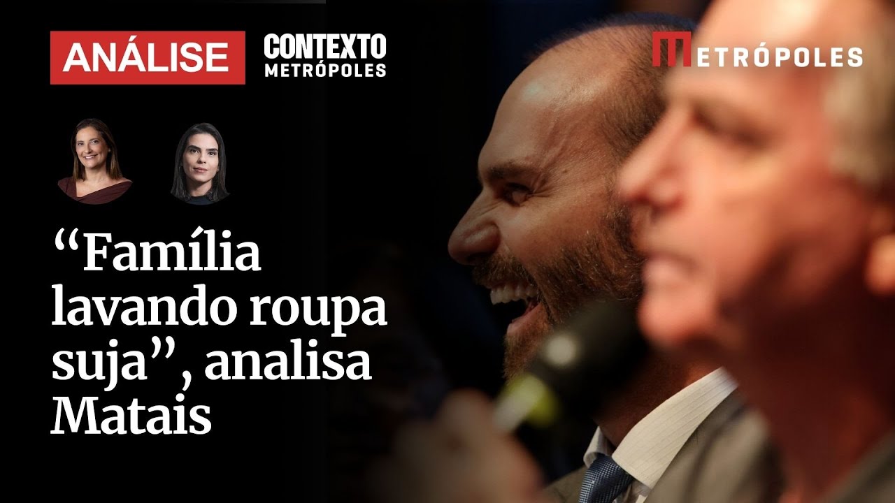 Mensagens entre Eduardo e Bolsonaro não revelam crimes: “Família lavando roupa suja”, analisa Matais