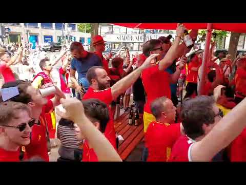 La trompeta presente en Berlín.... ¡ESPAÑOLES TOMAN LA CIUDAD ANTES DE LA FINAL!