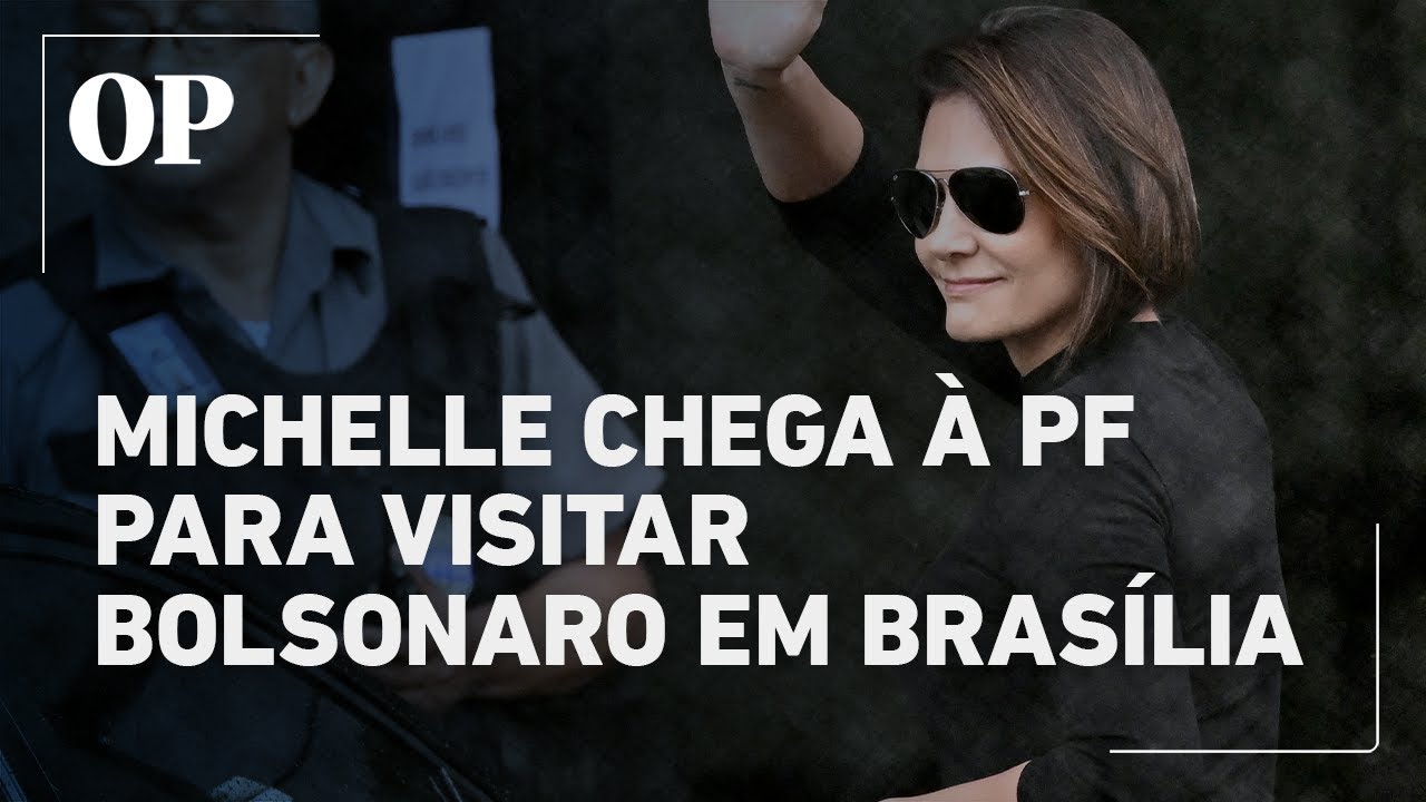 Michelle chega à superintendência da PF para visitar Bolsonaro preso preventivamente TV Online Michelle chega à superintendência da PF para visitar Bolsonaro preso preventivamente