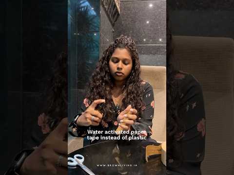 Your packaging speaks before your product does!💚#PlasticFreePackaging #brownlivingindia