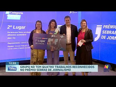 Grupo ND conquista quatro troféus no Prêmio Sebrae de Jornalismo