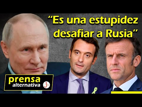 Le cantan sus verdades a Macron y este se rinde ante Putin!!