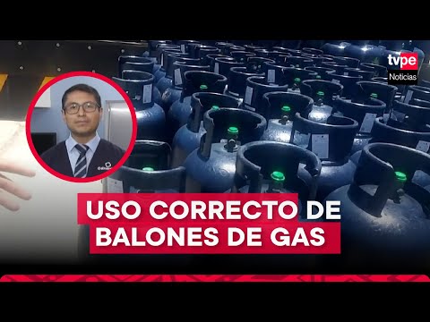 Pautas para uso adecuado de balones de gas