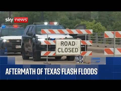 Texas flash floods: Police continue search for dozens still missing - including 10 girls