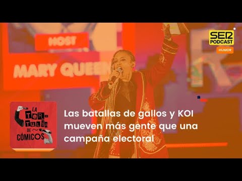 Tertulia de Cómicos | Las batallas de gallos y KOI mueven más gente que una campaña electoral