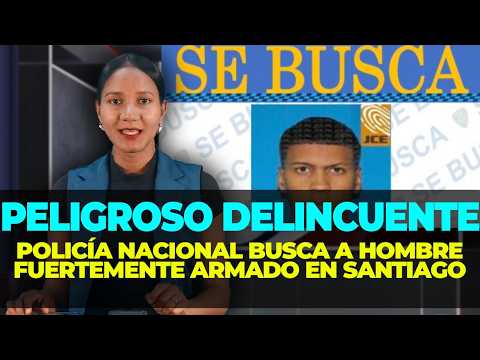 ¡ FUERTEMENTE ARMADO ! Autoridades buscan a hombre que anda muy bien armado en Santiago