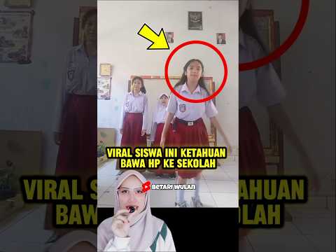 Viral‼️Siswa ketahuan bawa hp ke sekolah sama bu guru
