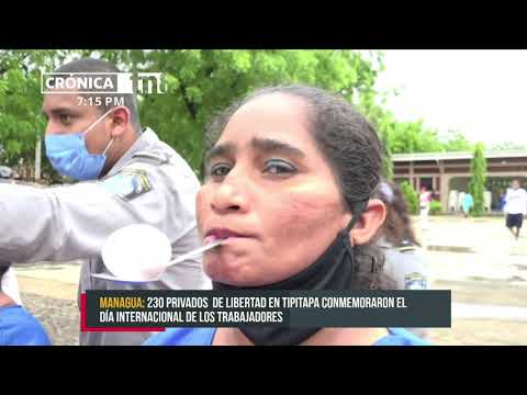 Celebran a los trabajadores desde el Sistema Penitenciario de Nicaragua