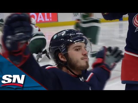 Blue Jackets Cole Sillinger Completes Second Career Hat Trick To Give Team Late Lead Over Wild
