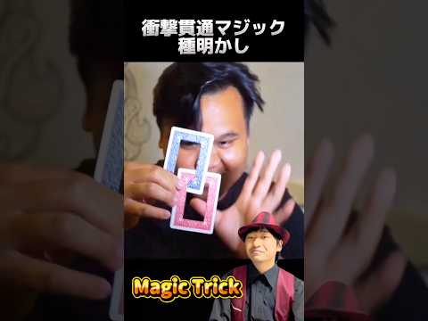 【禁断の種明かし】2枚のカードが繋がる衝撃マジック【magic trick】