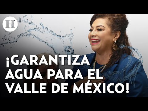 ¿Ya no habrá escasez de agua en CDMX? Clara Brugada presenta plan para garantiza el líquido