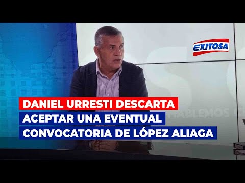 Daniel Urresti descarta aceptar una eventual convocatoria de Rafael López Aliaga