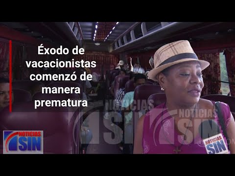 Éxodo de vacacionistas comenzó de manera prematura