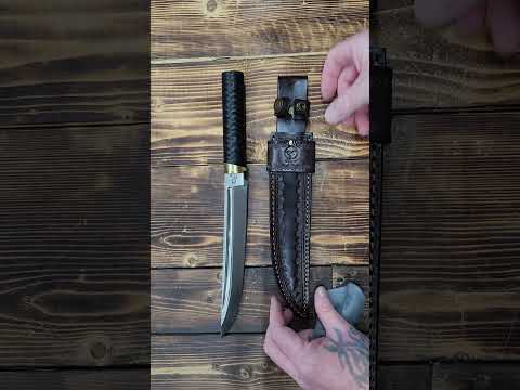 Tactical Wakizashi Full Tang Fixed Blade Knife, 14 inch, Sleipner Steel, G10 Handle