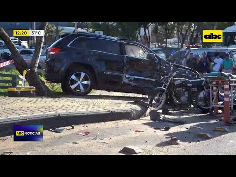 Motociclista muere tras accidente en Luque