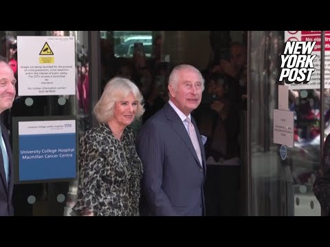 King Charles smiles in first public visit since his cancer diagnosis