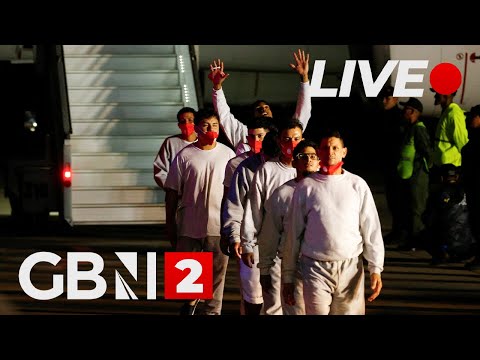 LIVE: Over 300 migrants deported by the U.S. arrive in Venezuela