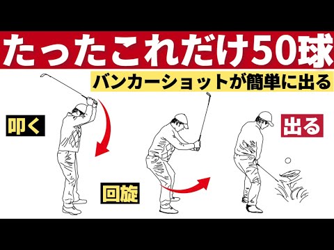 たったこれだけバンカーが上手くなる方法（綺麗にすくう呪縛からの卒業）
