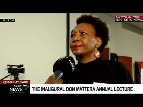 Don Mattera Lecture I Snowy Mattera on her father's legacy