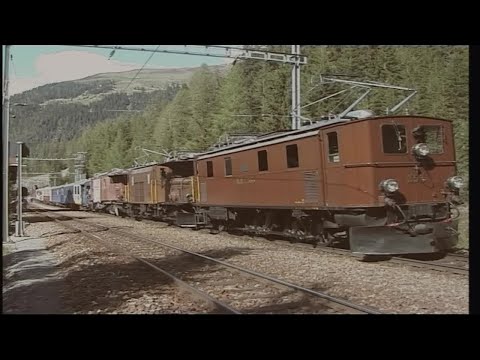 Oldtimers in dienst van de RhB | Old timers in service from the RhB