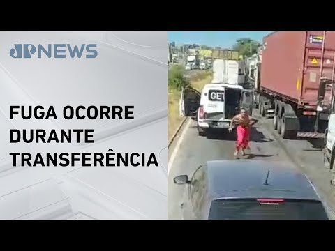 Presos fogem de dentro de viatura em Via Expressa de Contagem (MG)